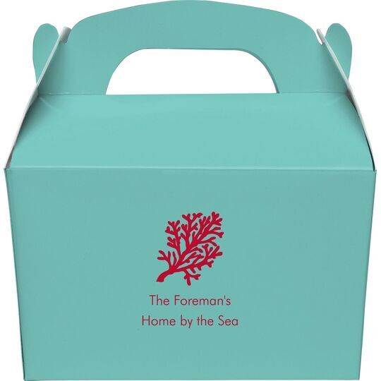 Coral Reef Large Favor Boxes